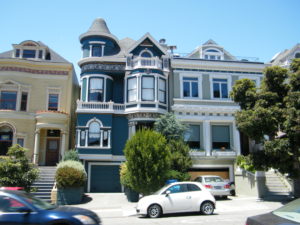 The cool Victorian houes are all unique in San Francisco